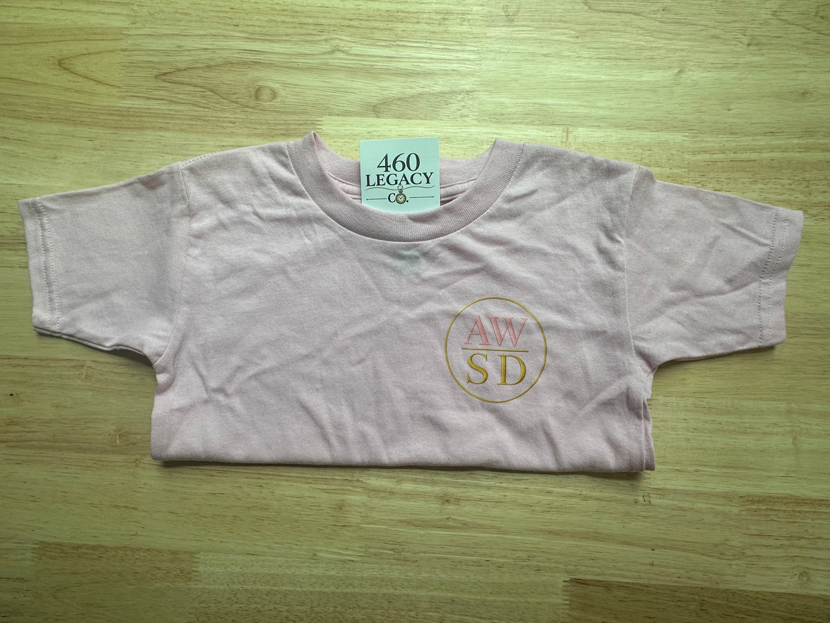 AWSD Circle - Pink 5T Short Sleeve