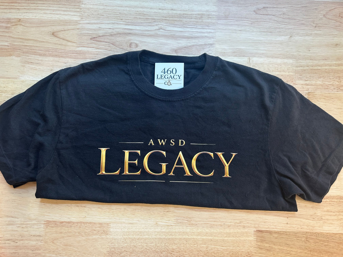 AWSD Legacy - Black Cropped Short Sleeve