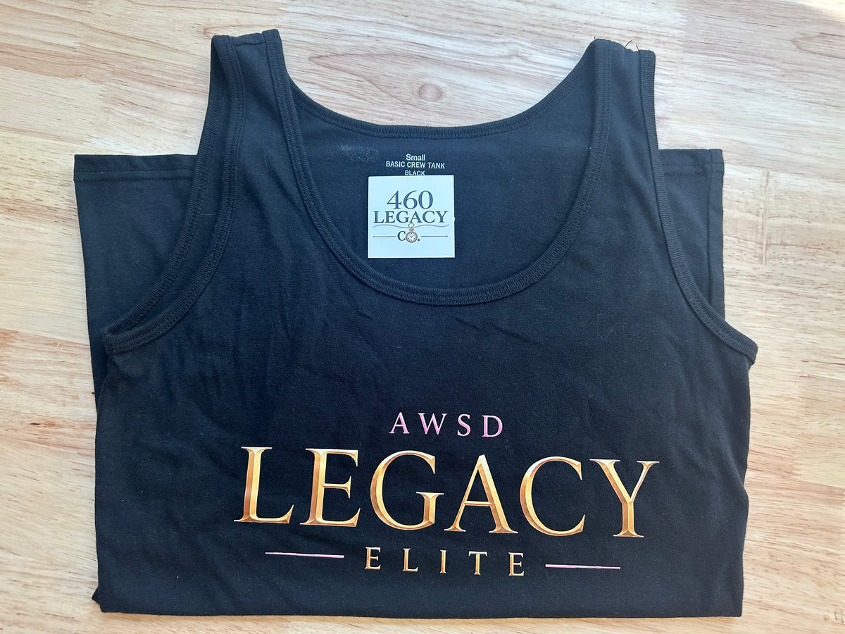 AWSD Legacy Elite Black Tank Top