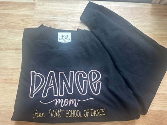 AWSD Dance Mom - Black Crewneck
