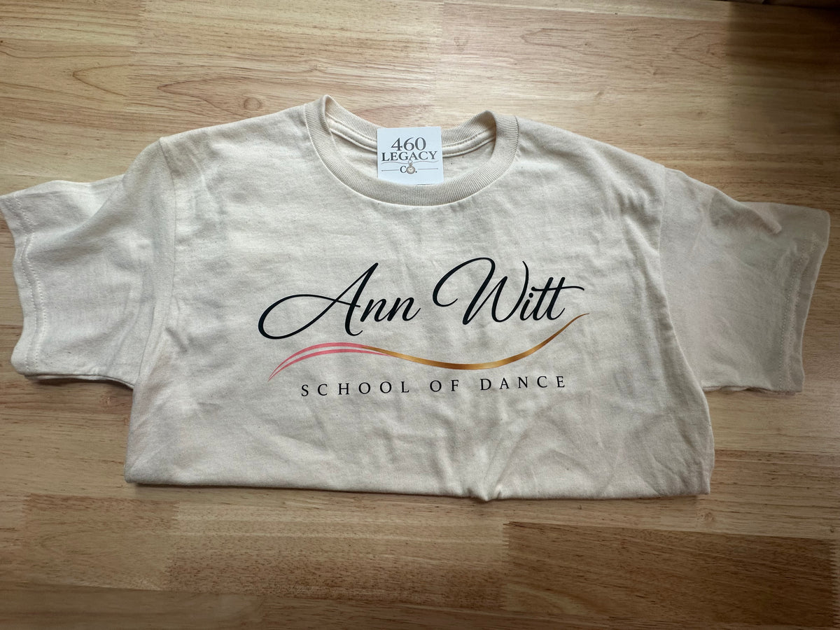 AWSD Logo - Cream Short Sleeve T Shirt