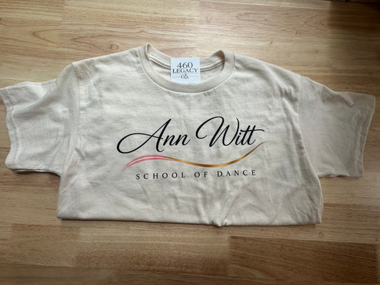 AWSD Logo - Cream Short Sleeve T Shirt