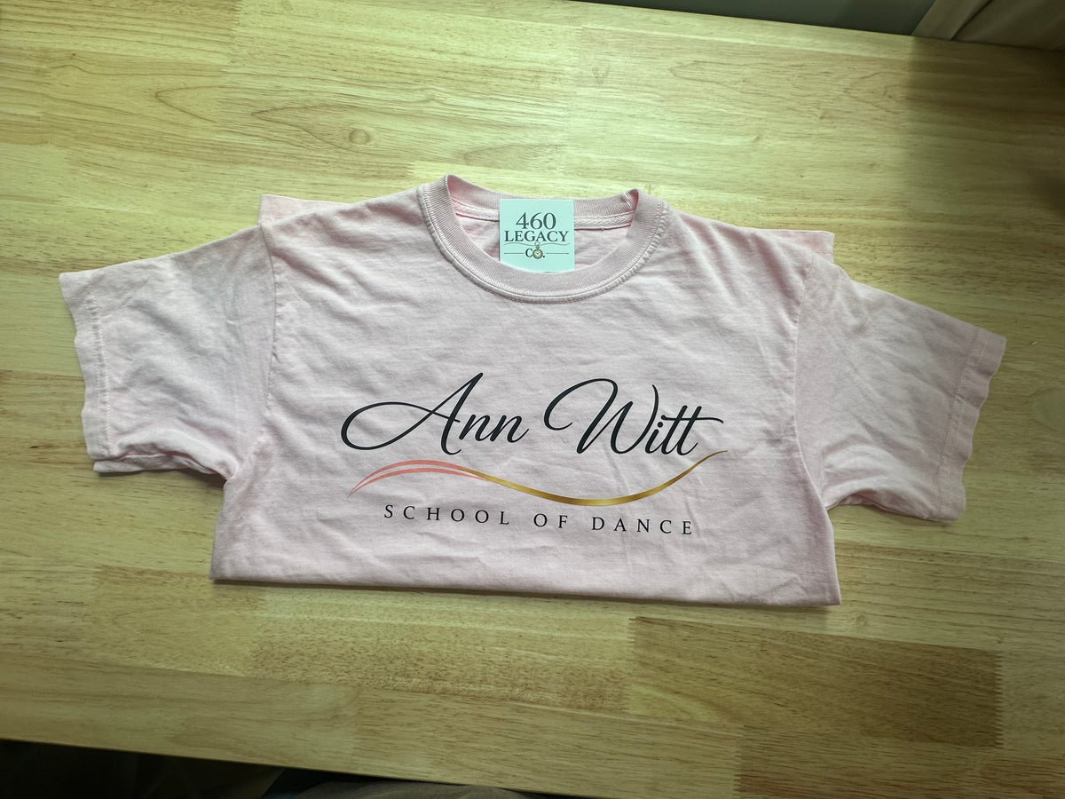 AWSD logo - Youth Pink Short Sleeve