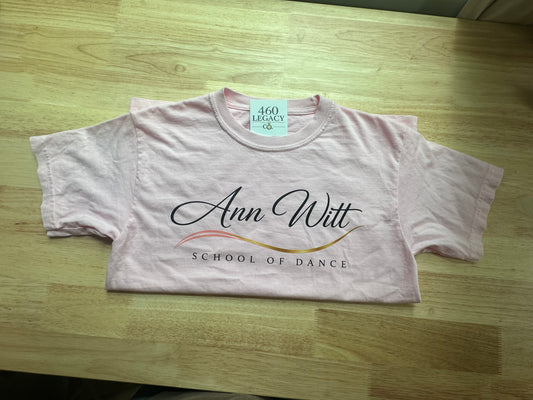 AWSD logo - Youth Pink Short Sleeve