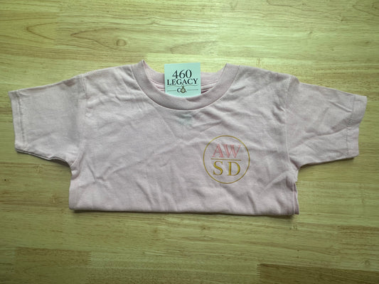 AWSD Circle - Pink 5T Short Sleeve