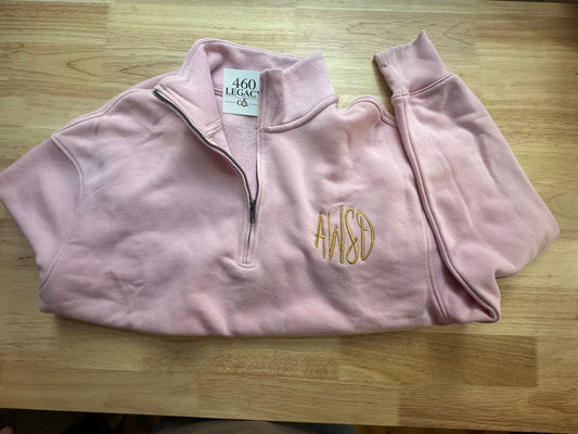 AWSD - Pink Quarter Zip