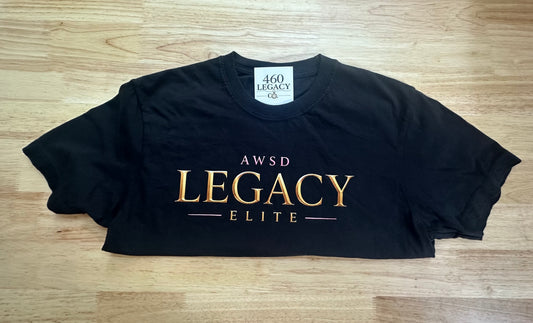AWSD Legacy Elite - Black Cropped Short Sleeve